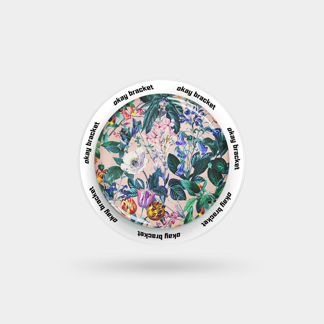 Pink Back Garden - Airbag Grip For MagSafe