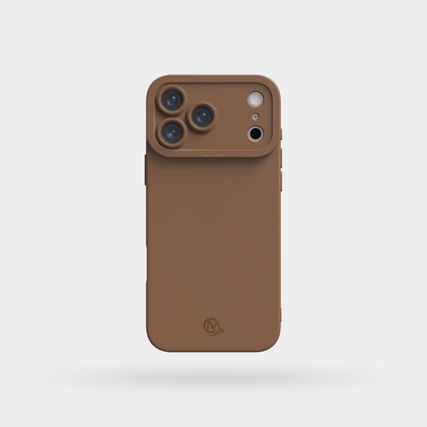 Pupil (Brown) Liquid Silicone iPhone Case