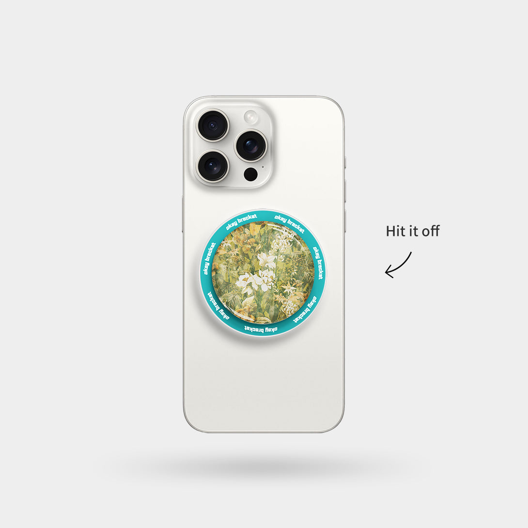 Ginger Flowers - Airbag Grip For MagSafe
