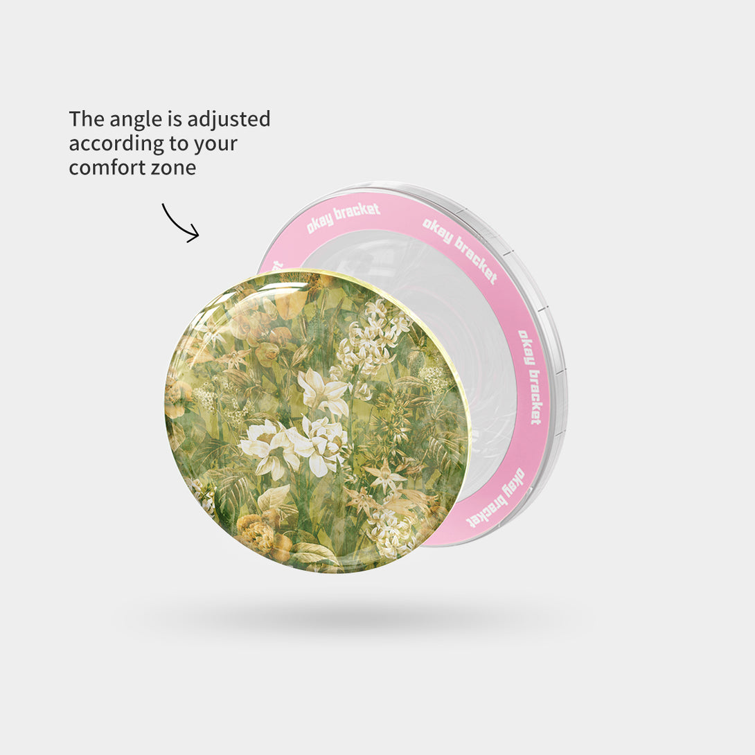 Ginger Flowers - Airbag Grip For MagSafe