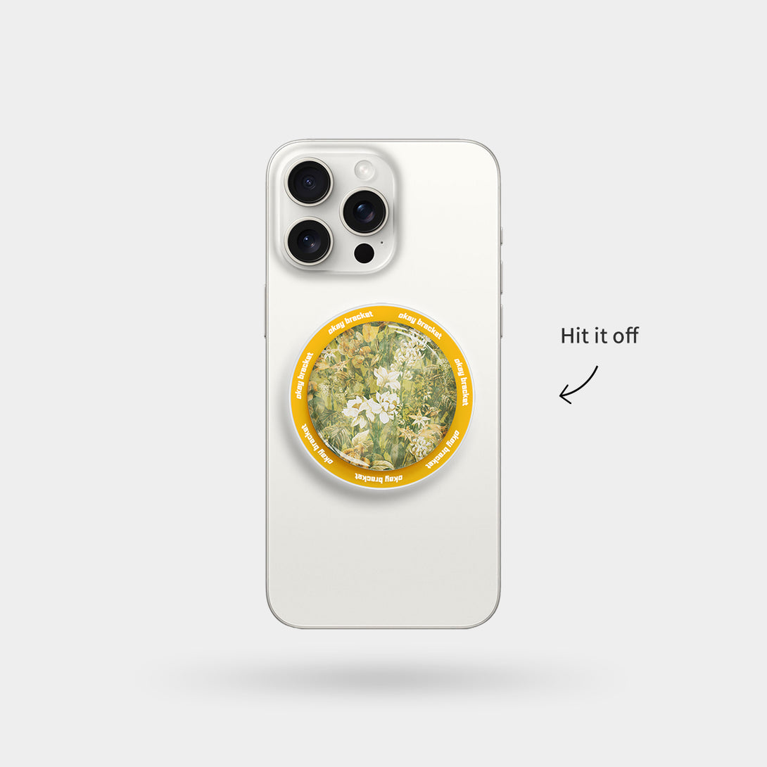 Ginger Flowers - Airbag Grip For MagSafe