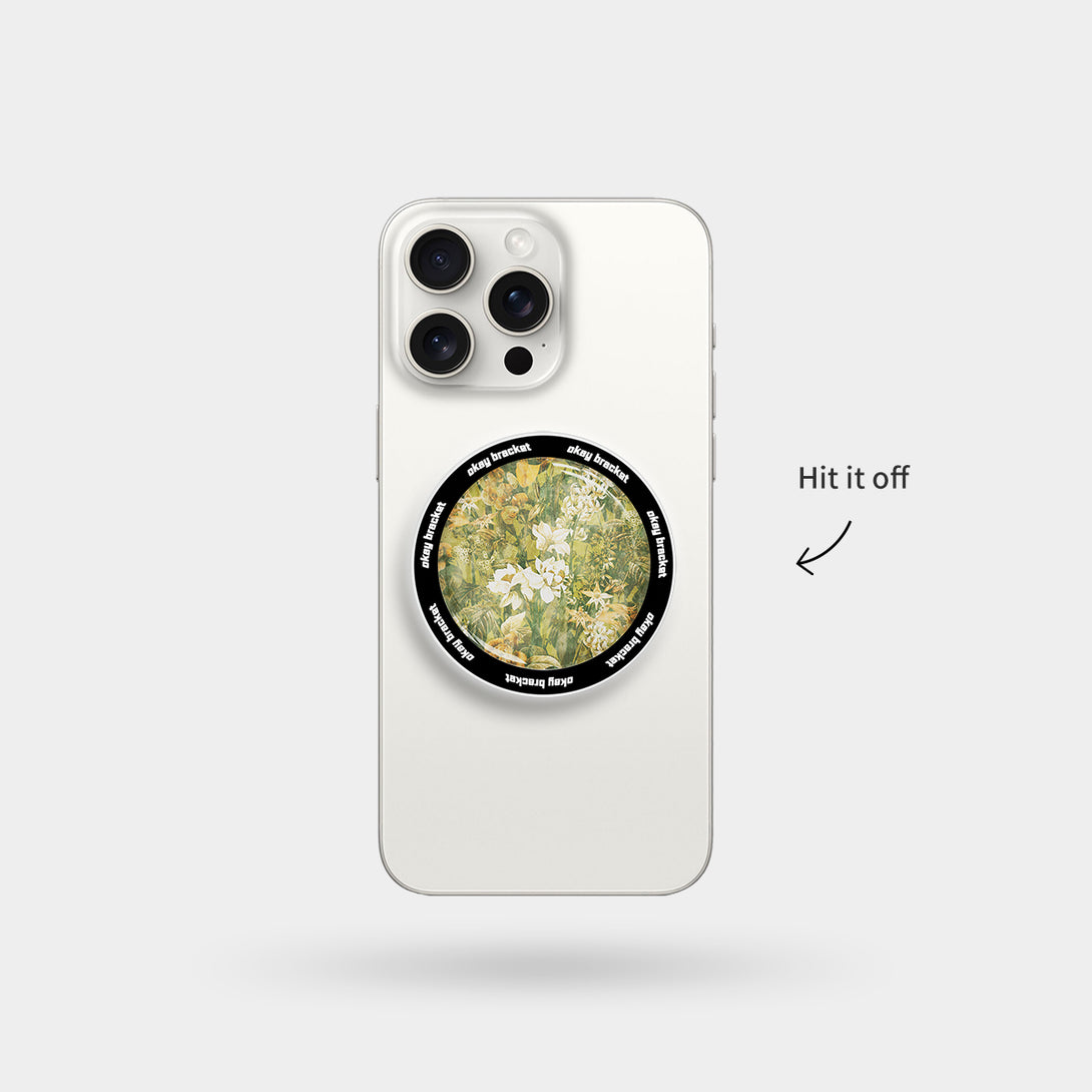 Ginger Flowers - Airbag Grip For MagSafe