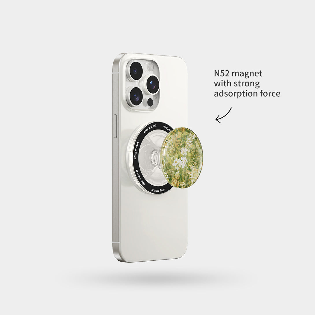 Ginger Flowers - Airbag Grip For MagSafe