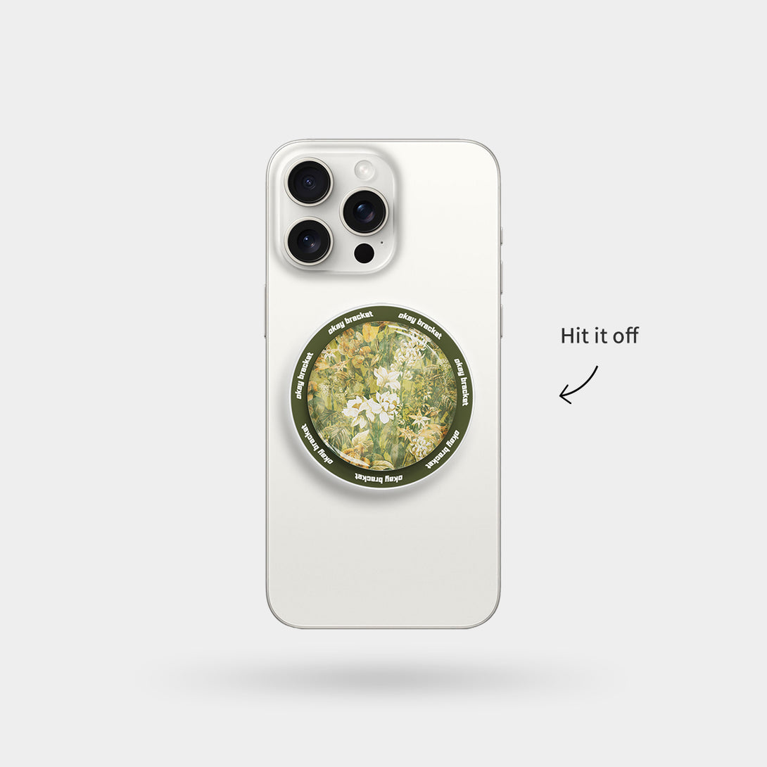 Ginger Flowers - Airbag Grip For MagSafe
