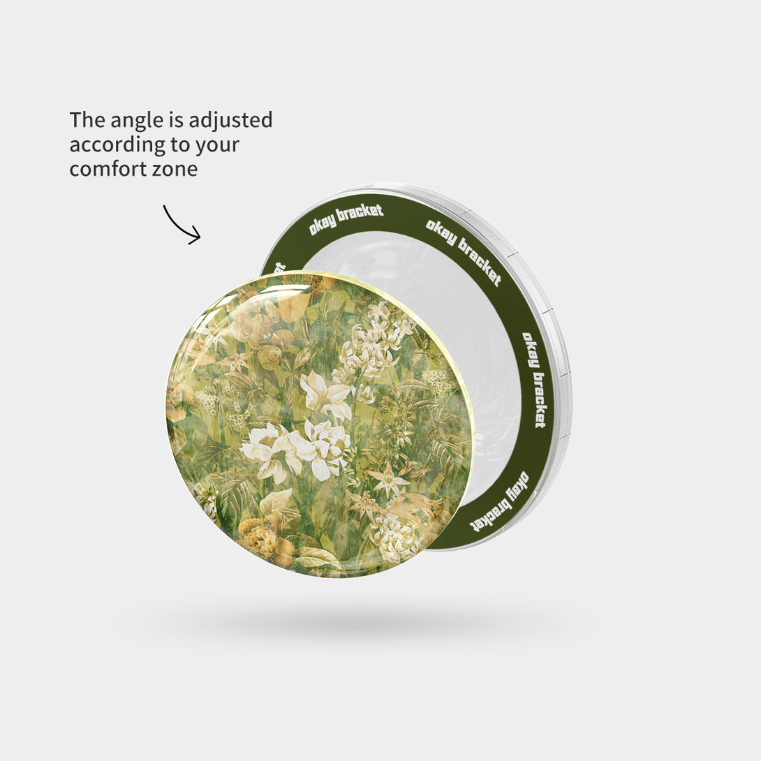 Ginger Flowers - Airbag Grip For MagSafe
