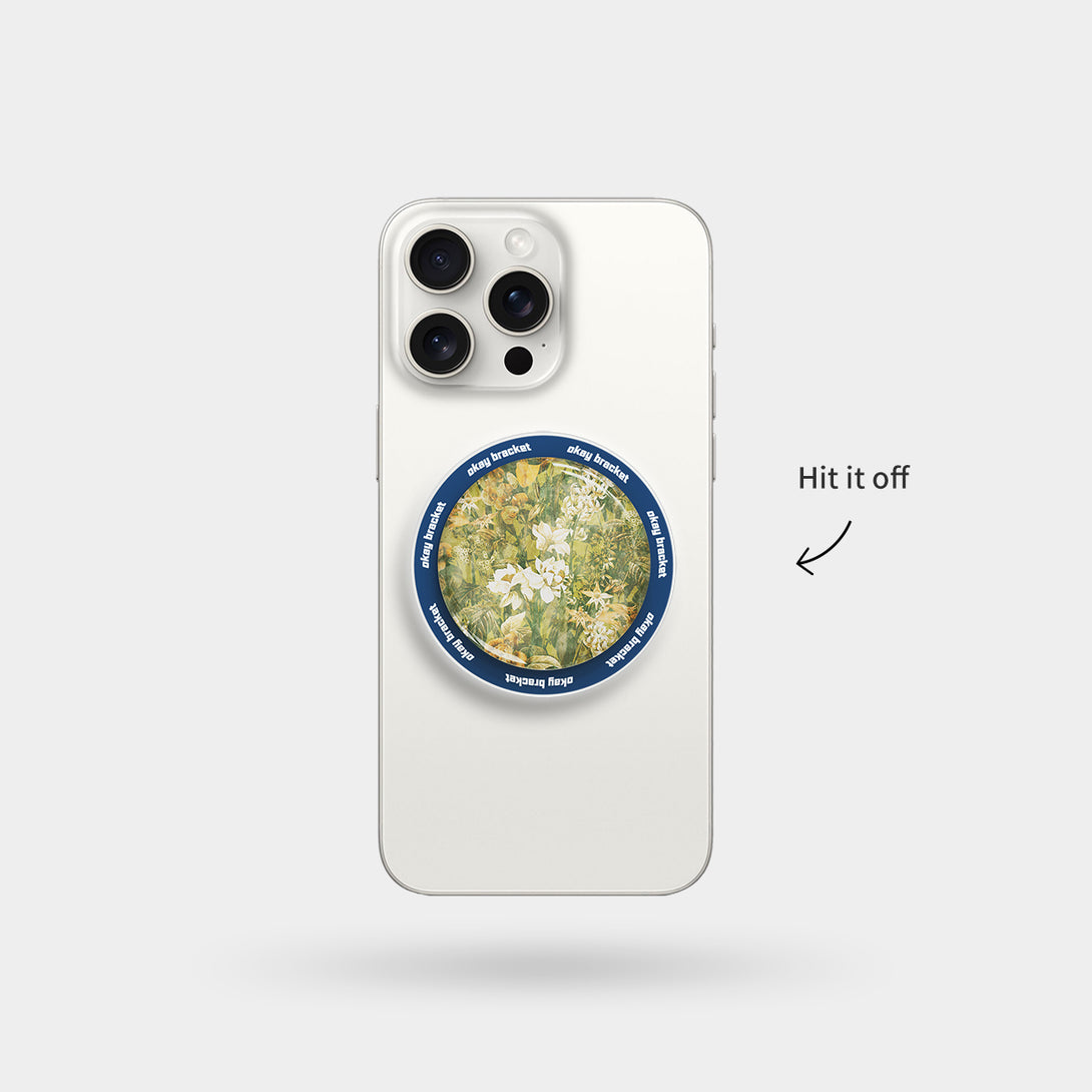 Ginger Flowers - Airbag Grip For MagSafe