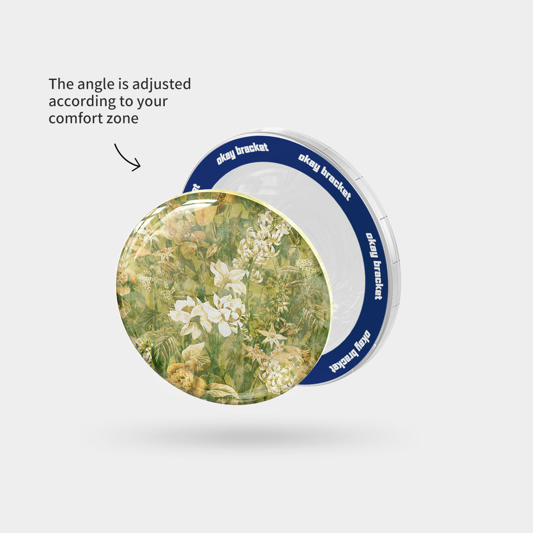 Ginger Flowers - Airbag Grip For MagSafe
