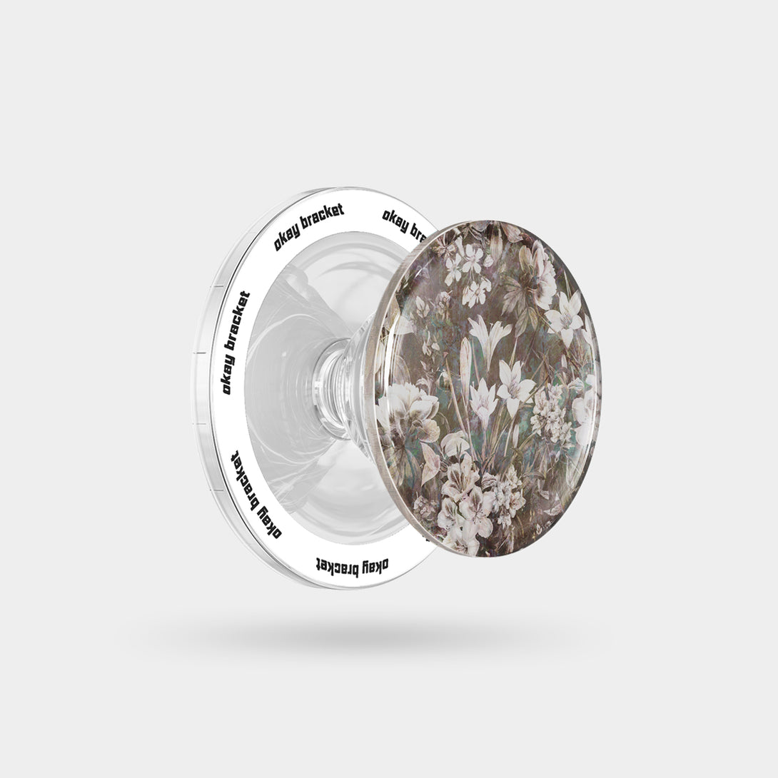 Vintage Floral - Airbag Grip For MagSafe