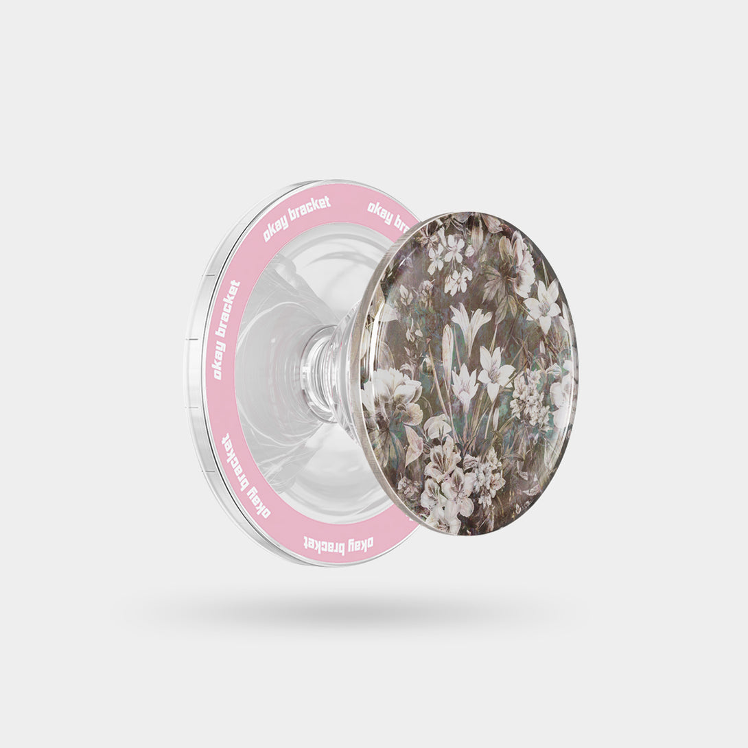 Vintage Floral - Airbag Grip For MagSafe