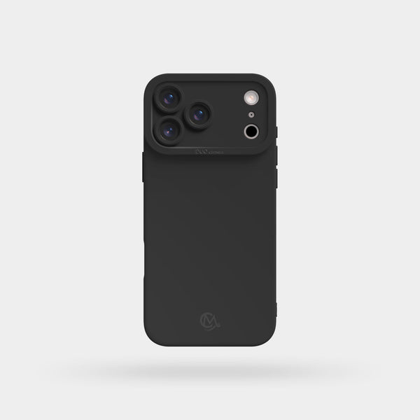 Pupil (Black) Liquid Silicone iPhone Case