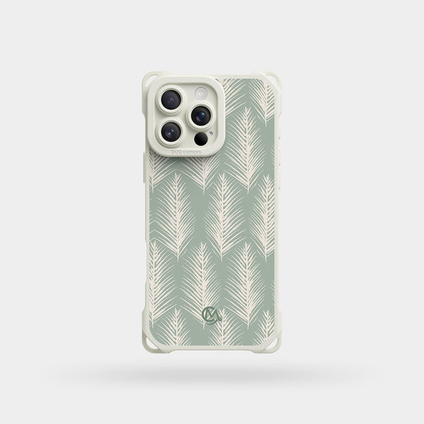 Subtle Palm Leaves - Ultra Impact Liquid Silicone iPhone Case