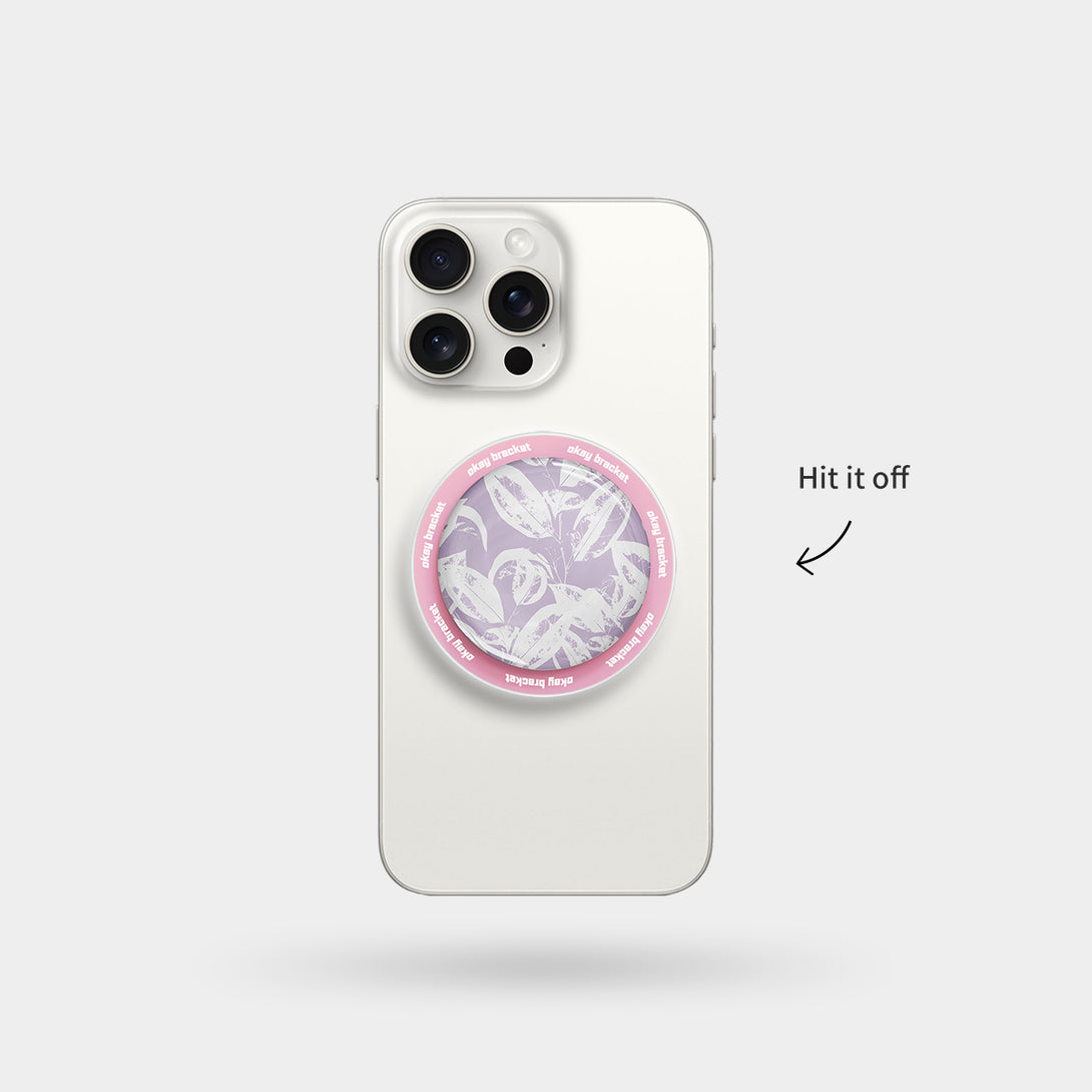 Lilac Pink - Airbag Grip For MagSafe
