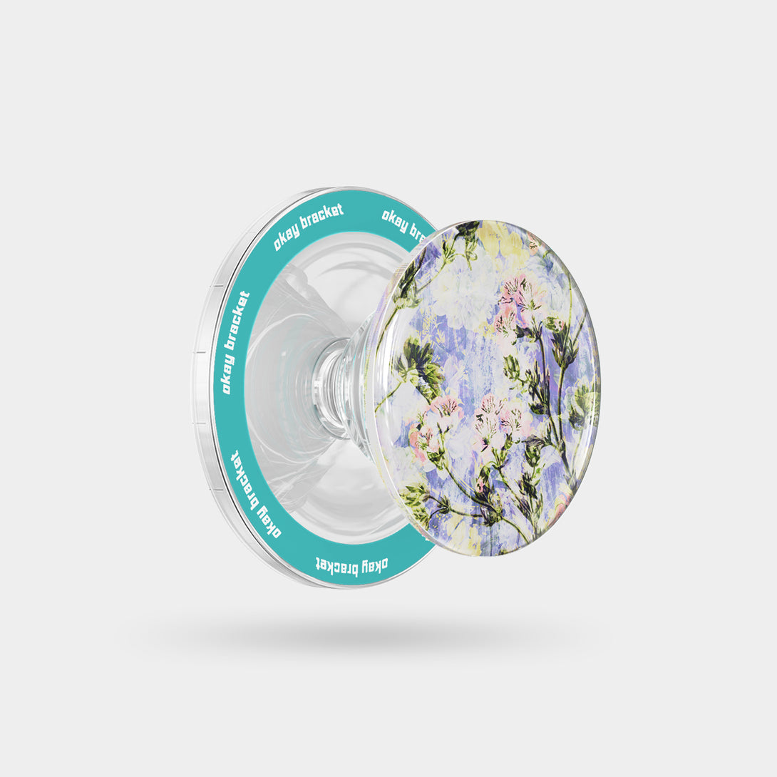Floral Impression - Airbag Grip For MagSafe