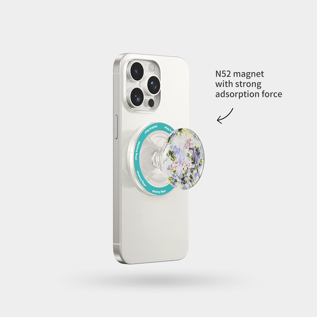 Floral Impression - Airbag Grip For MagSafe