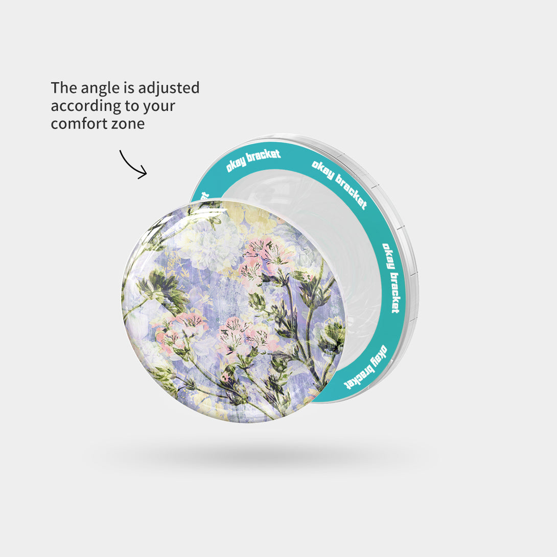 Floral Impression - Airbag Grip For MagSafe