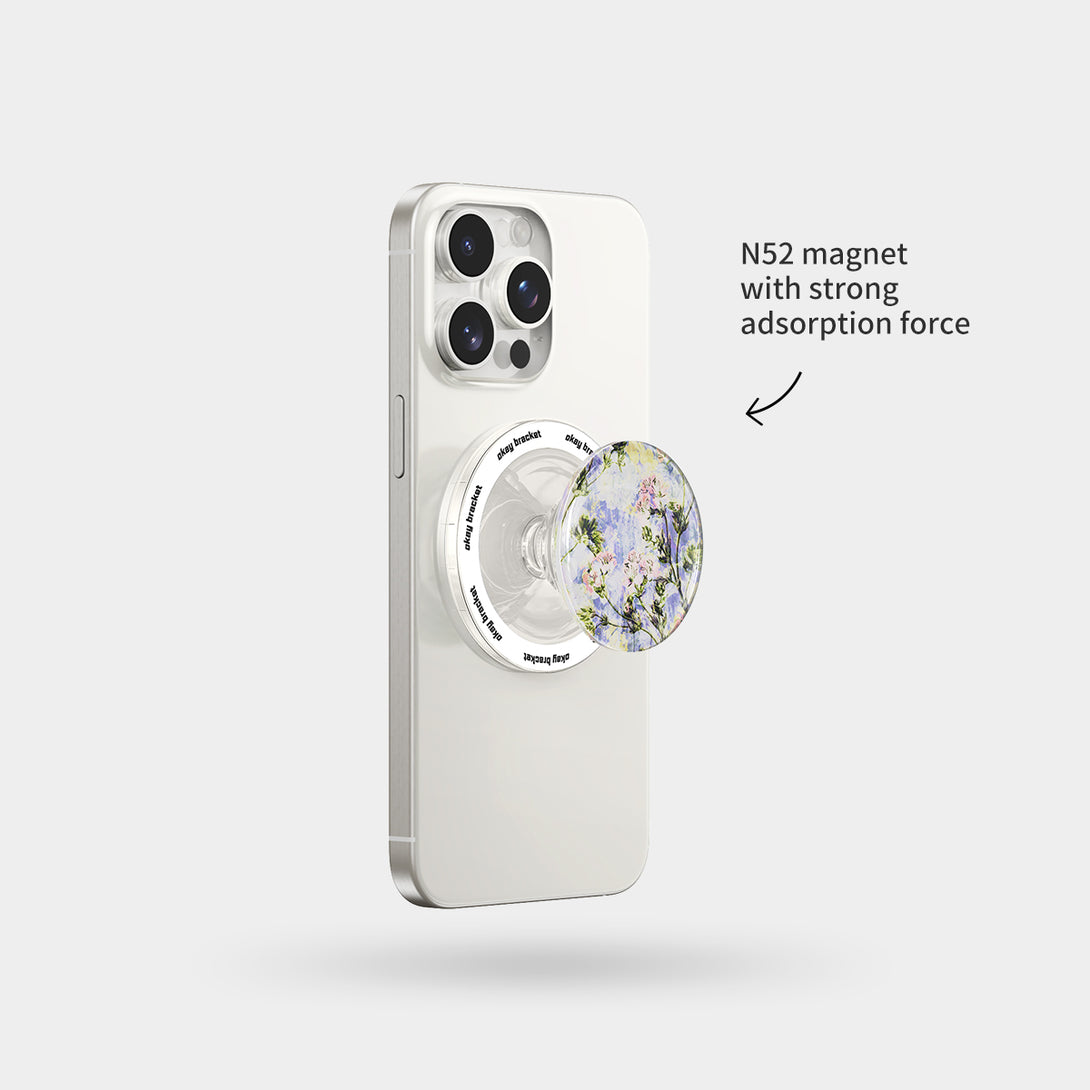 Floral Impression - Airbag Grip For MagSafe