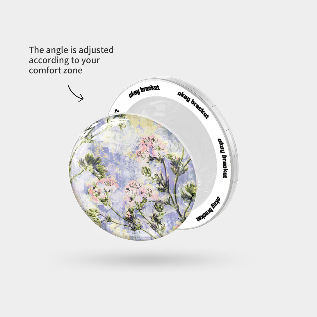 Floral Impression - Airbag Grip For MagSafe