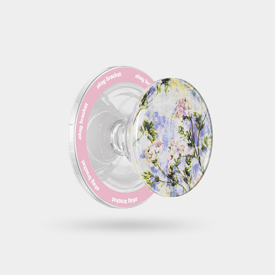 Floral Impression - Airbag Grip For MagSafe