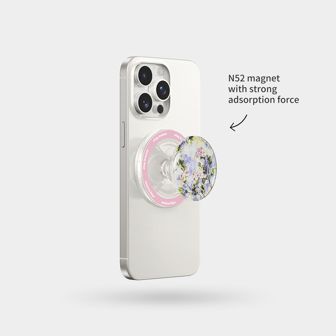 Floral Impression - Airbag Grip For MagSafe