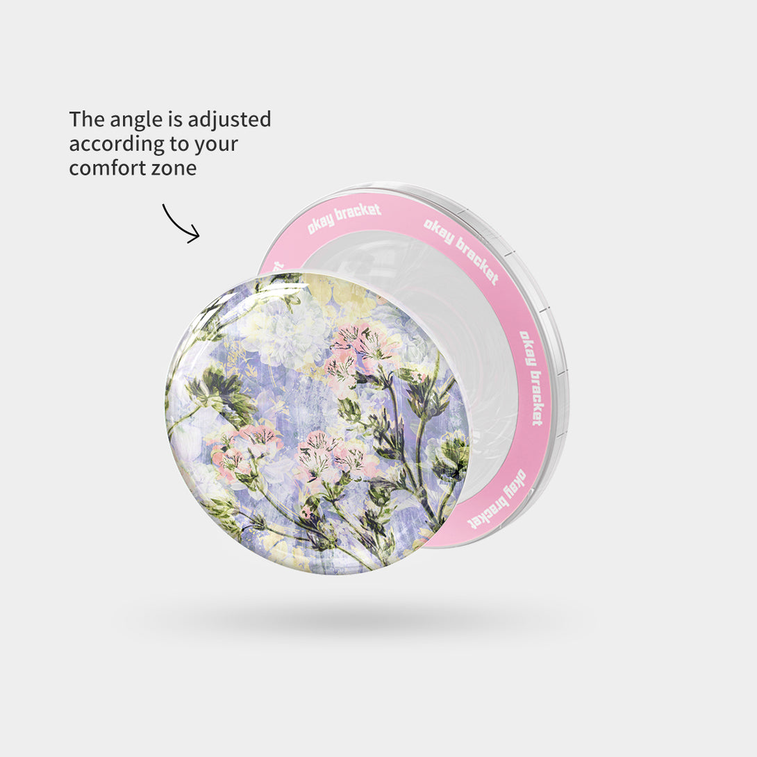 Floral Impression - Airbag Grip For MagSafe
