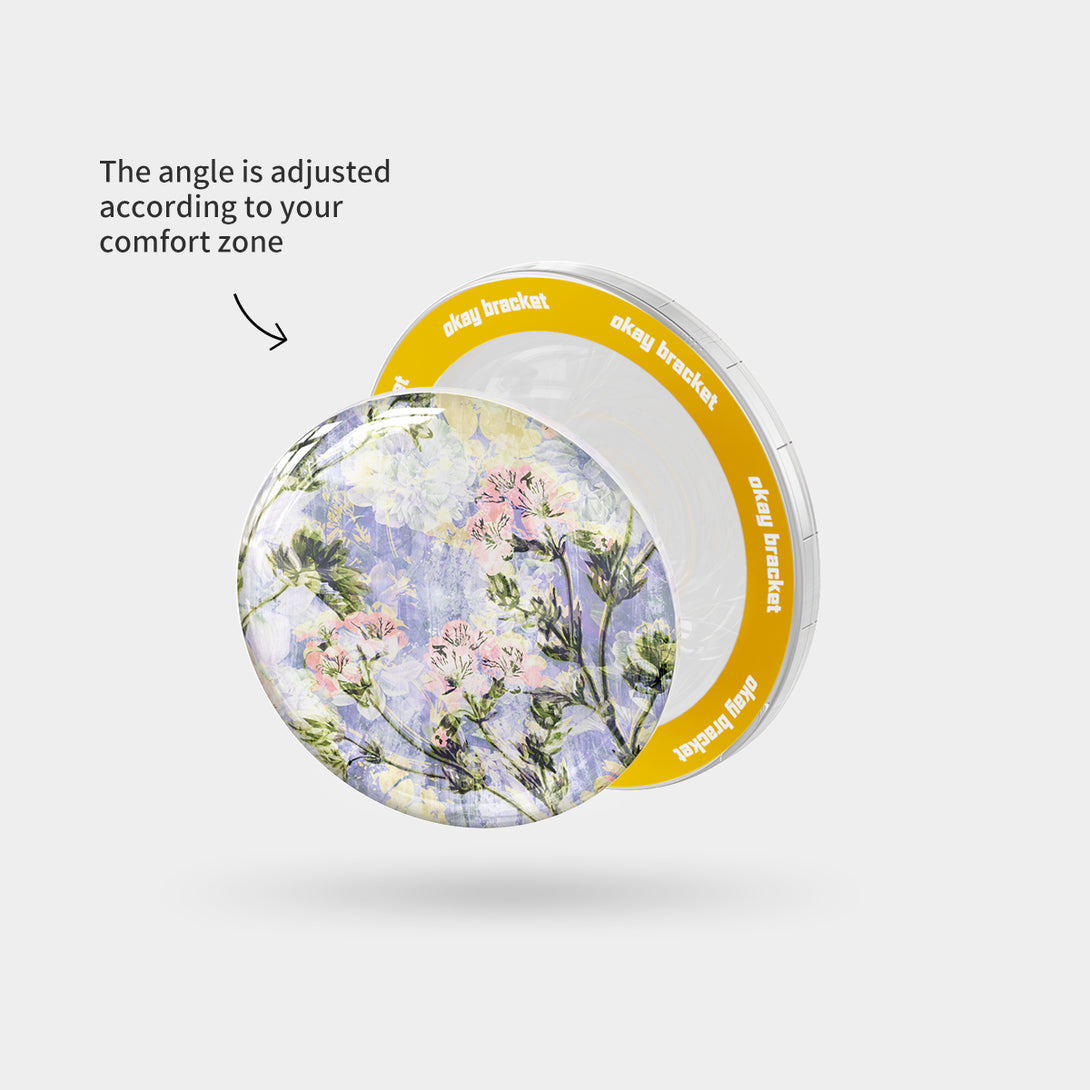 Floral Impression - Airbag Grip For MagSafe