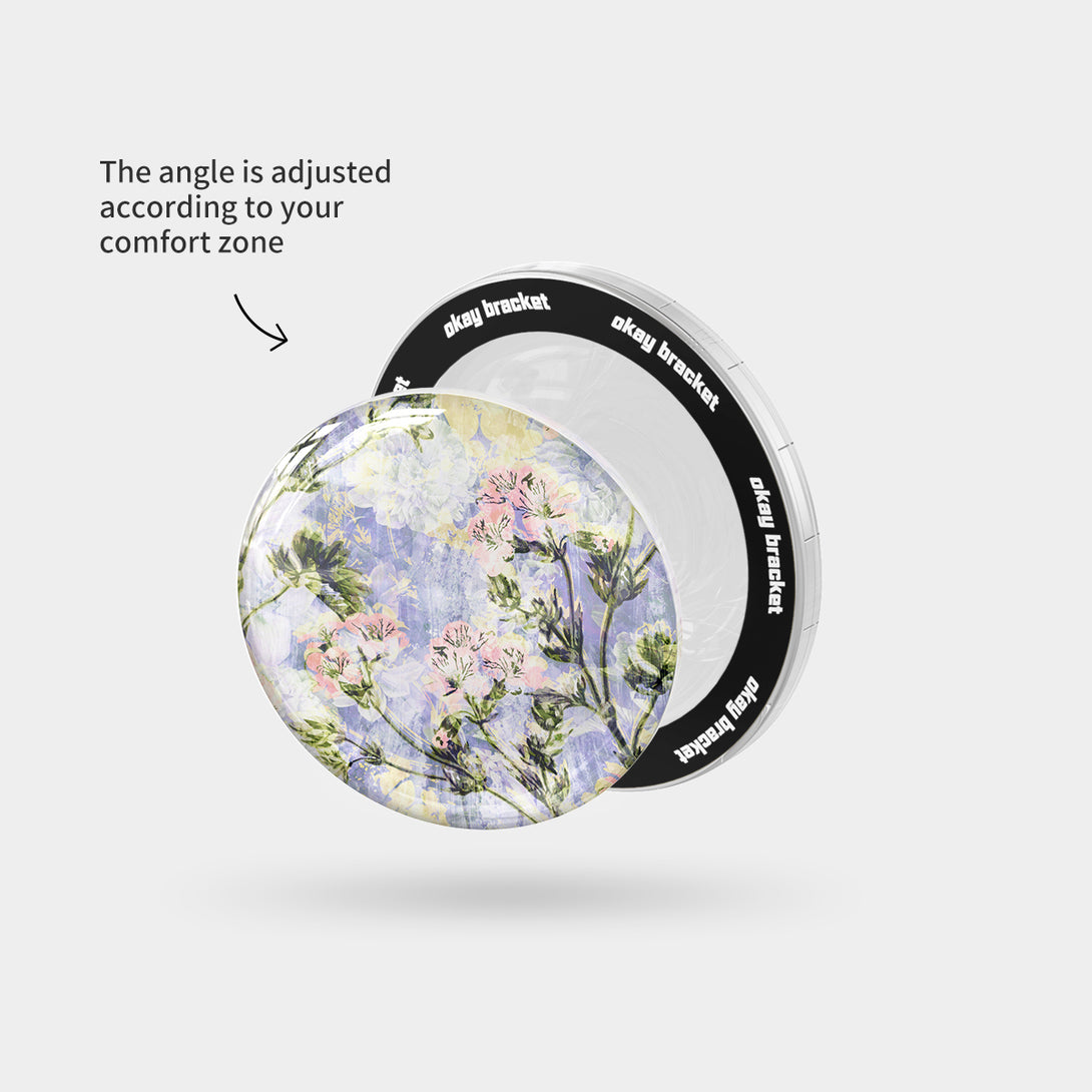 Floral Impression - Airbag Grip For MagSafe