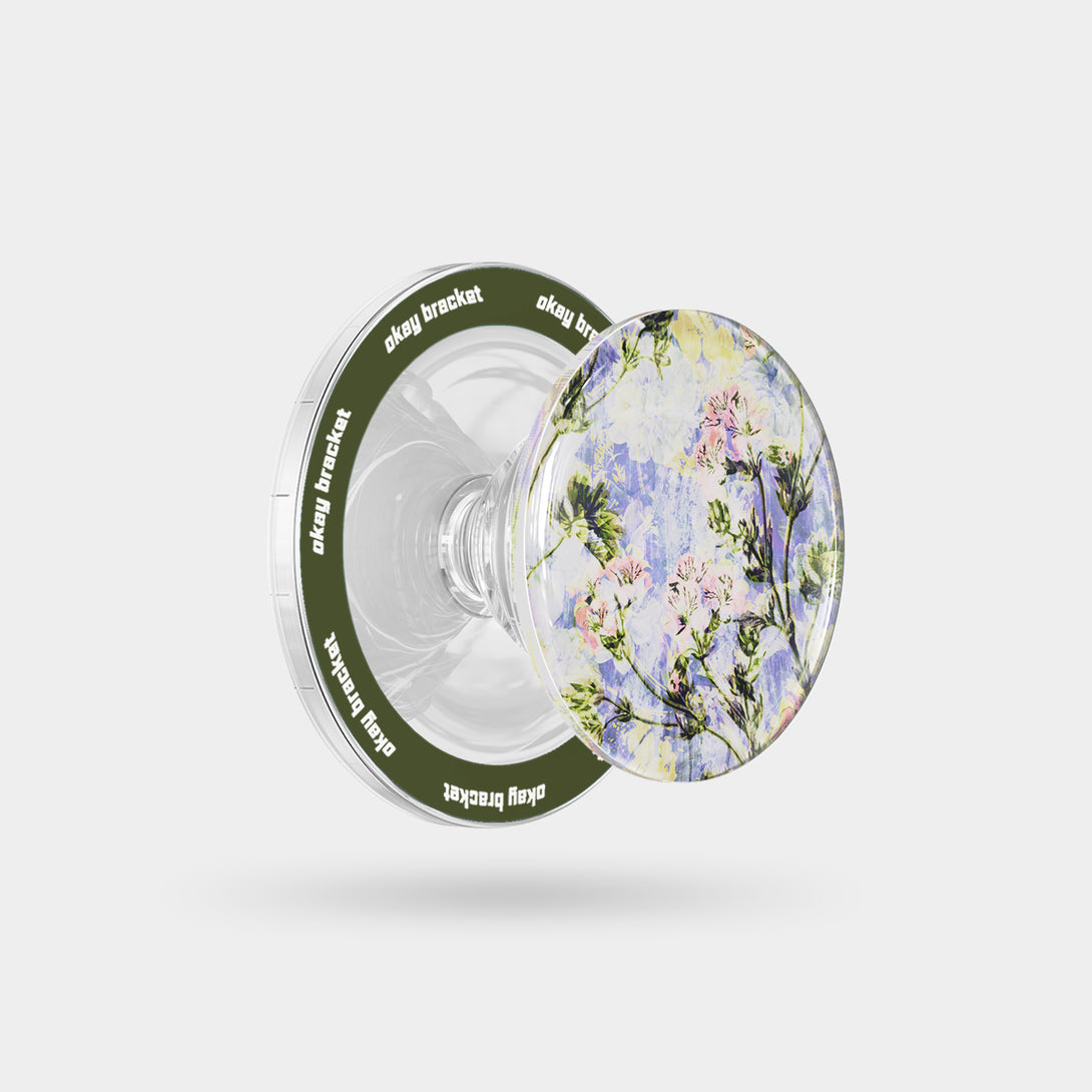 Floral Impression - Airbag Grip For MagSafe