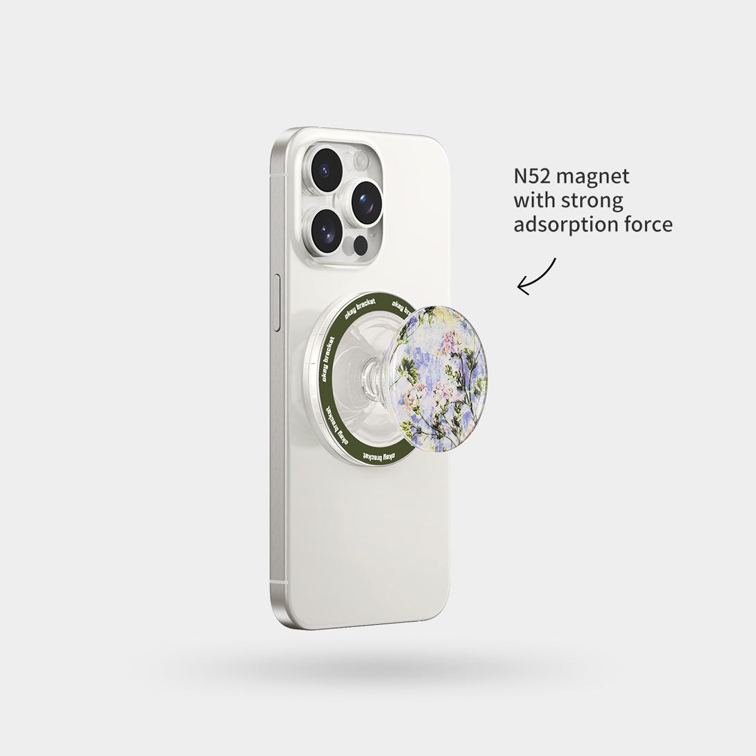 Floral Impression - Airbag Grip For MagSafe