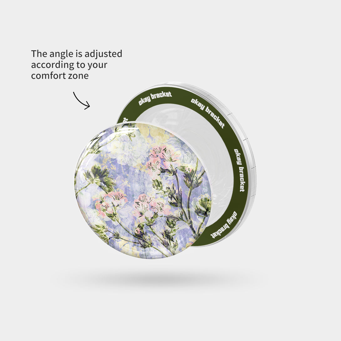 Floral Impression - Airbag Grip For MagSafe