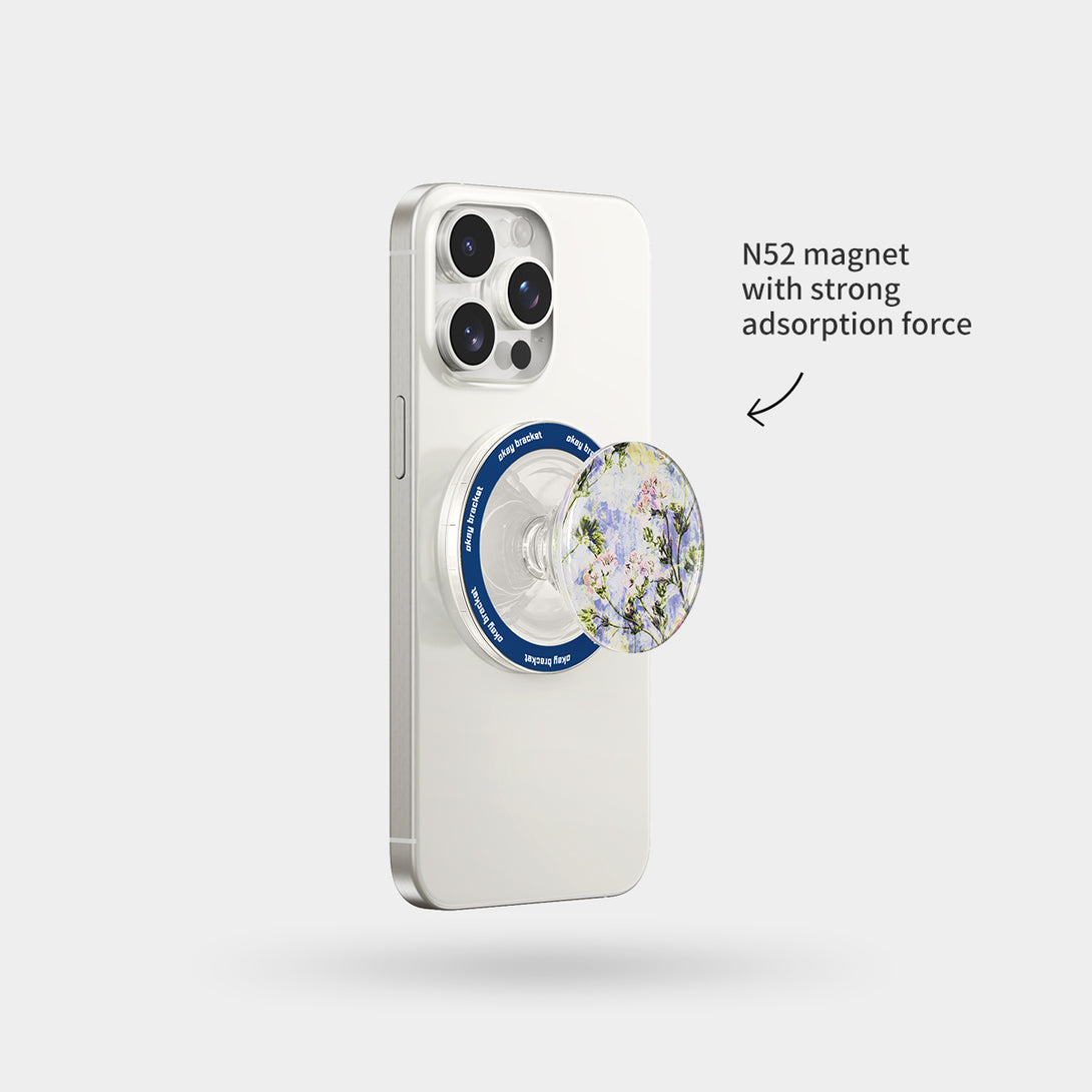 Floral Impression - Airbag Grip For MagSafe
