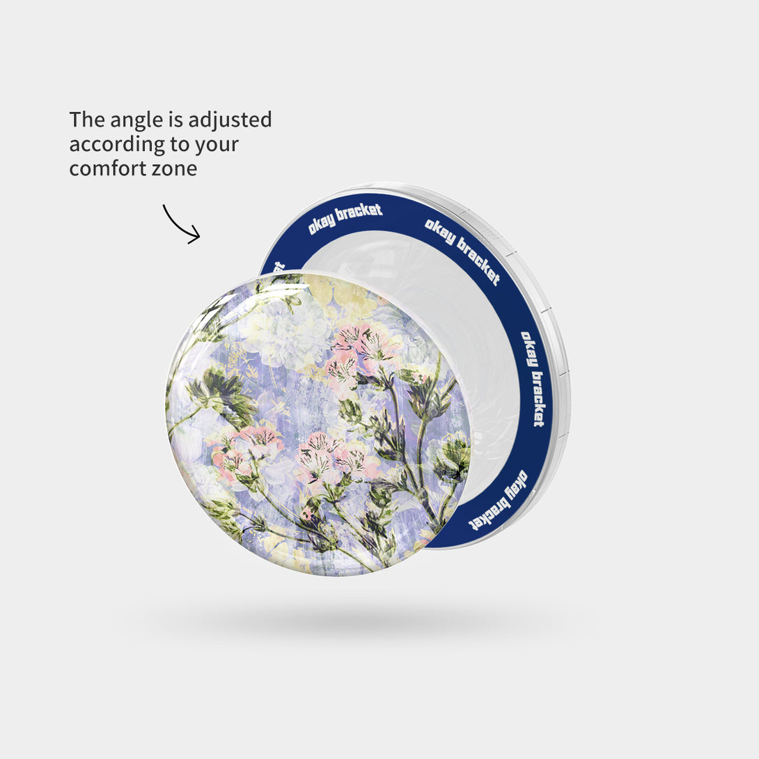 Floral Impression - Airbag Grip For MagSafe