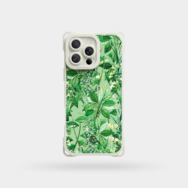 Green Camellia - Ultra Impact Liquid Silicone iPhone Case