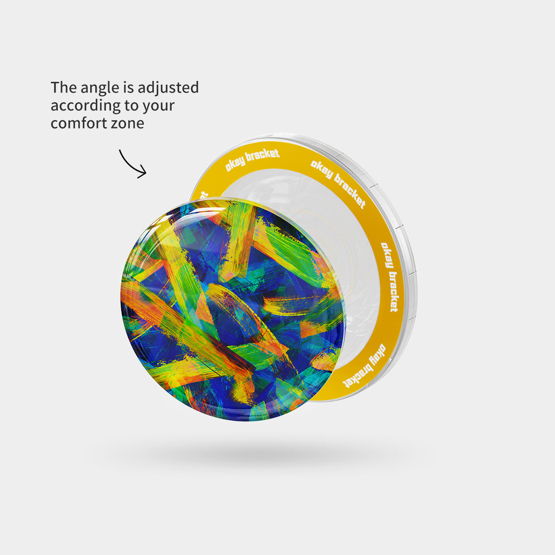 Yellow Brushes - Airbag Grip For MagSafe