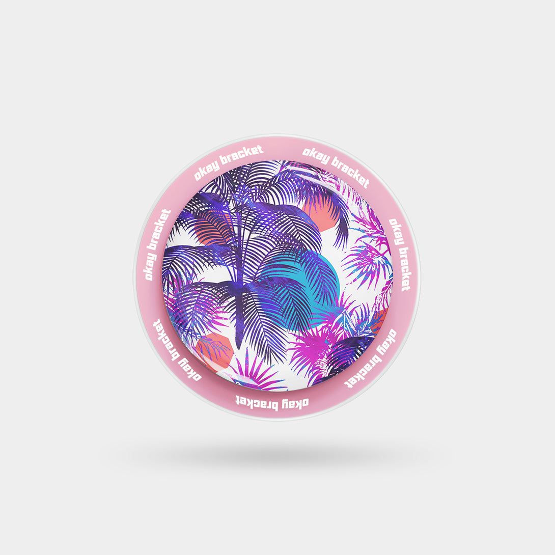 Purple Palm Trees - Airbag Grip For MagSafe