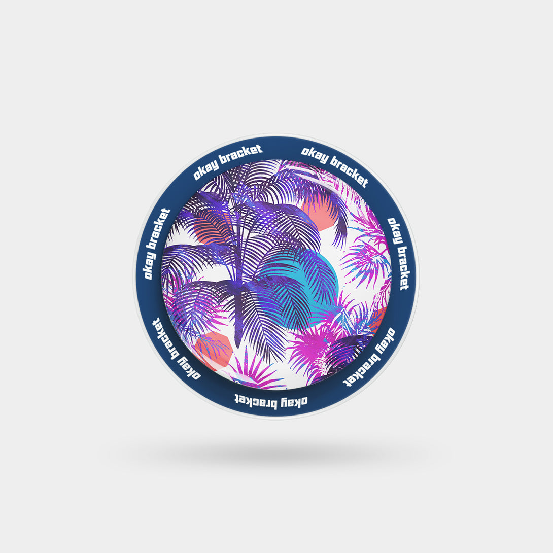Purple Palm Trees - Airbag Grip For MagSafe