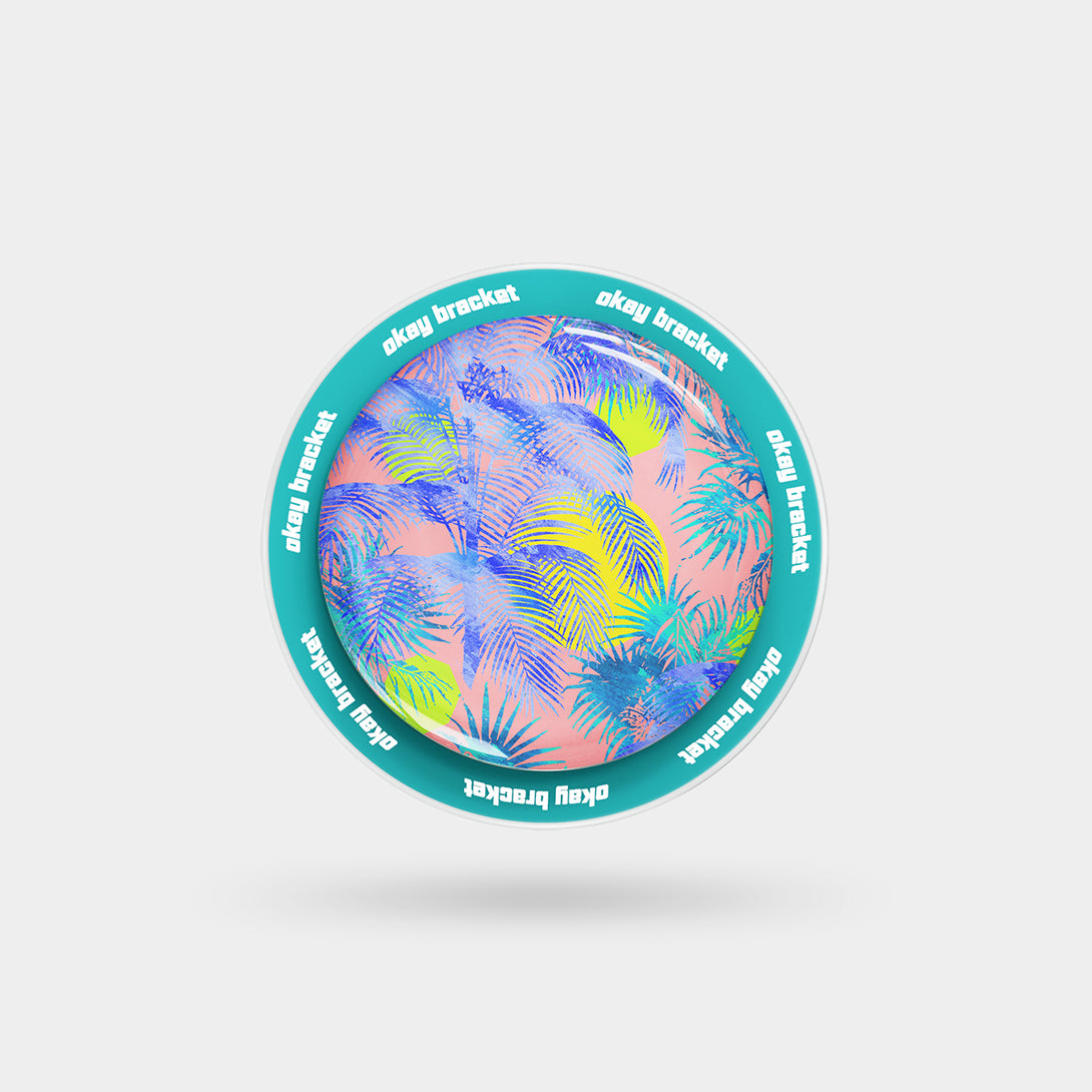 Blue Palm Trees - Airbag Grip For MagSafe