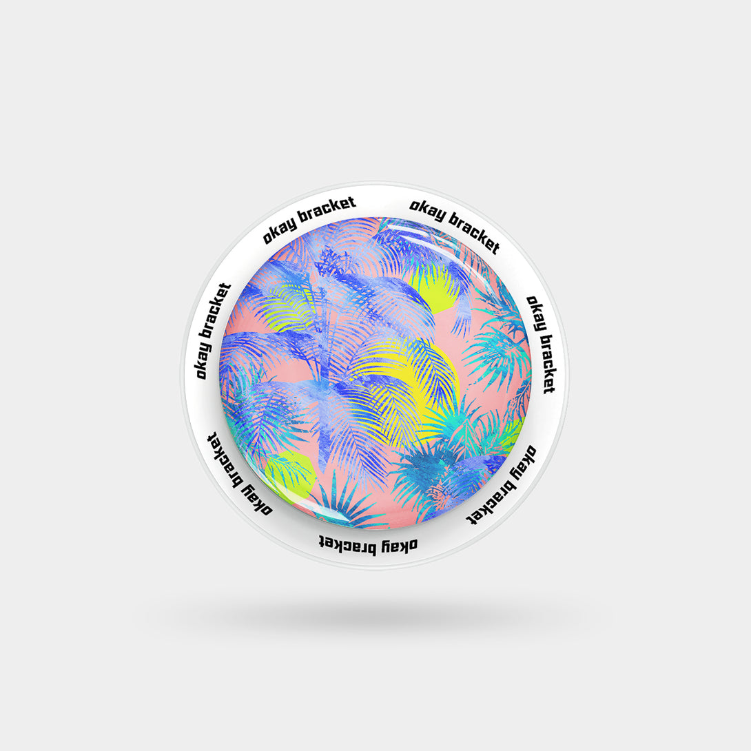 Blue Palm Trees - Airbag Grip For MagSafe