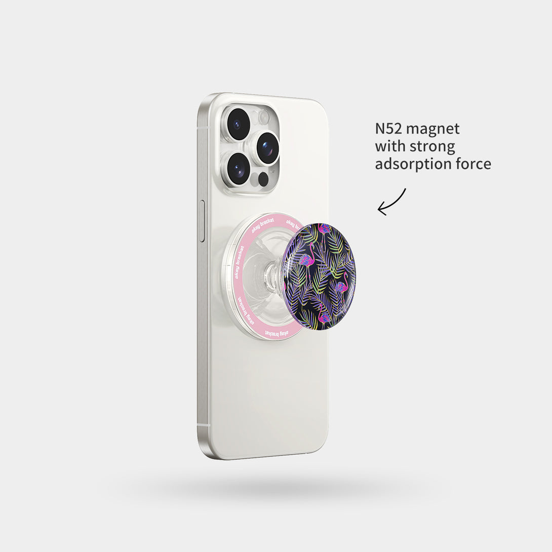 Pink Flamingos - Airbag Grip For MagSafe