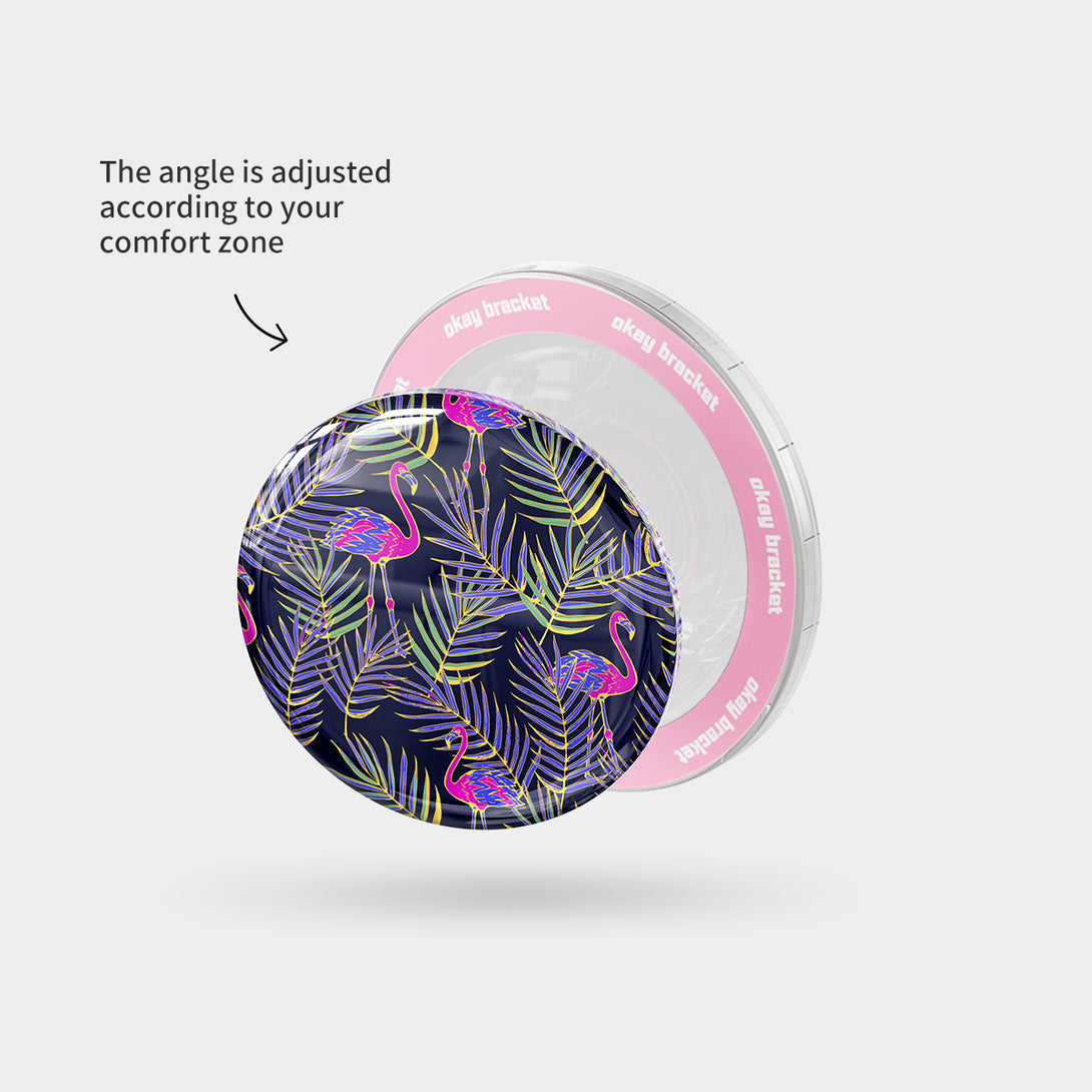 Pink Flamingos - Airbag Grip For MagSafe