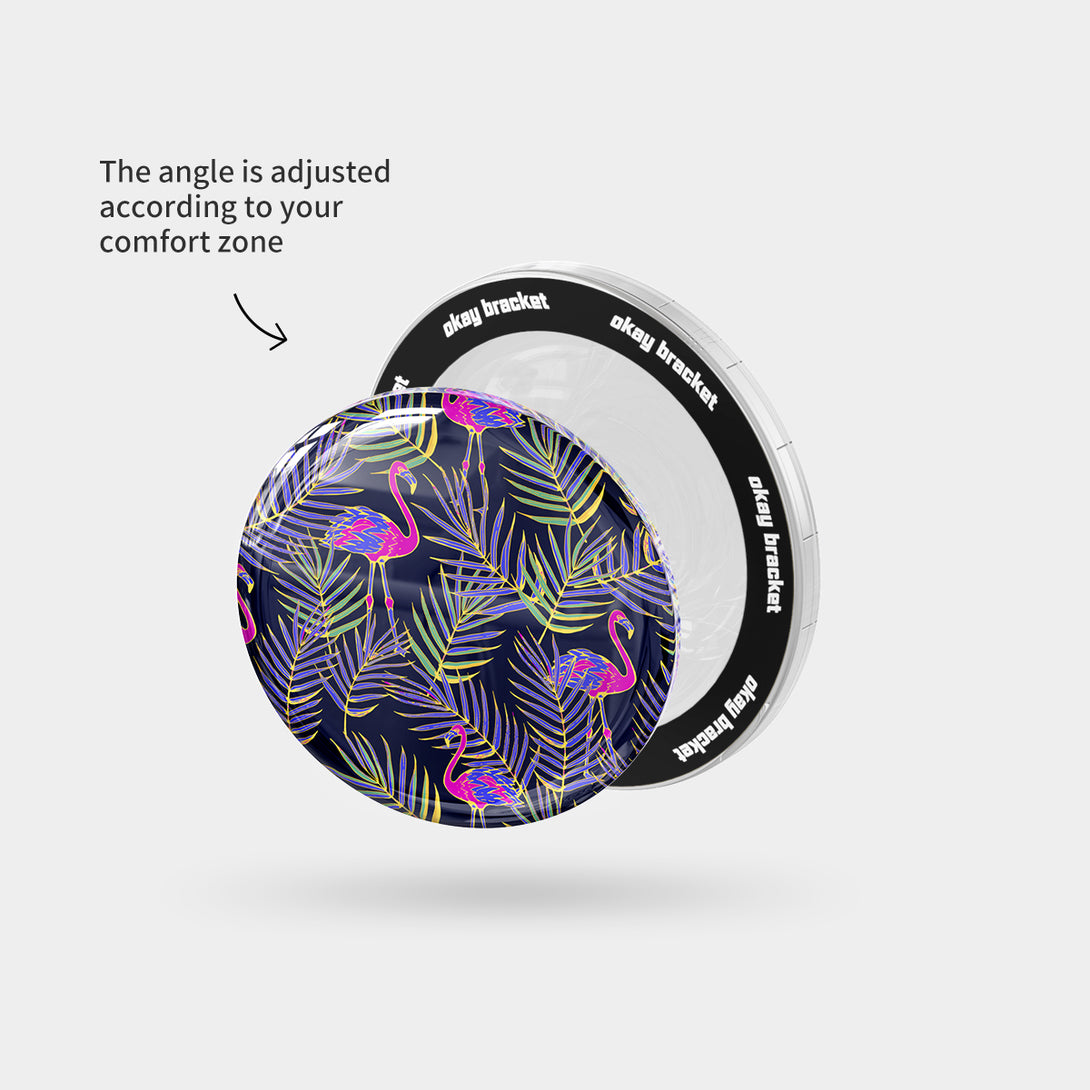 Pink Flamingos - Airbag Grip For MagSafe