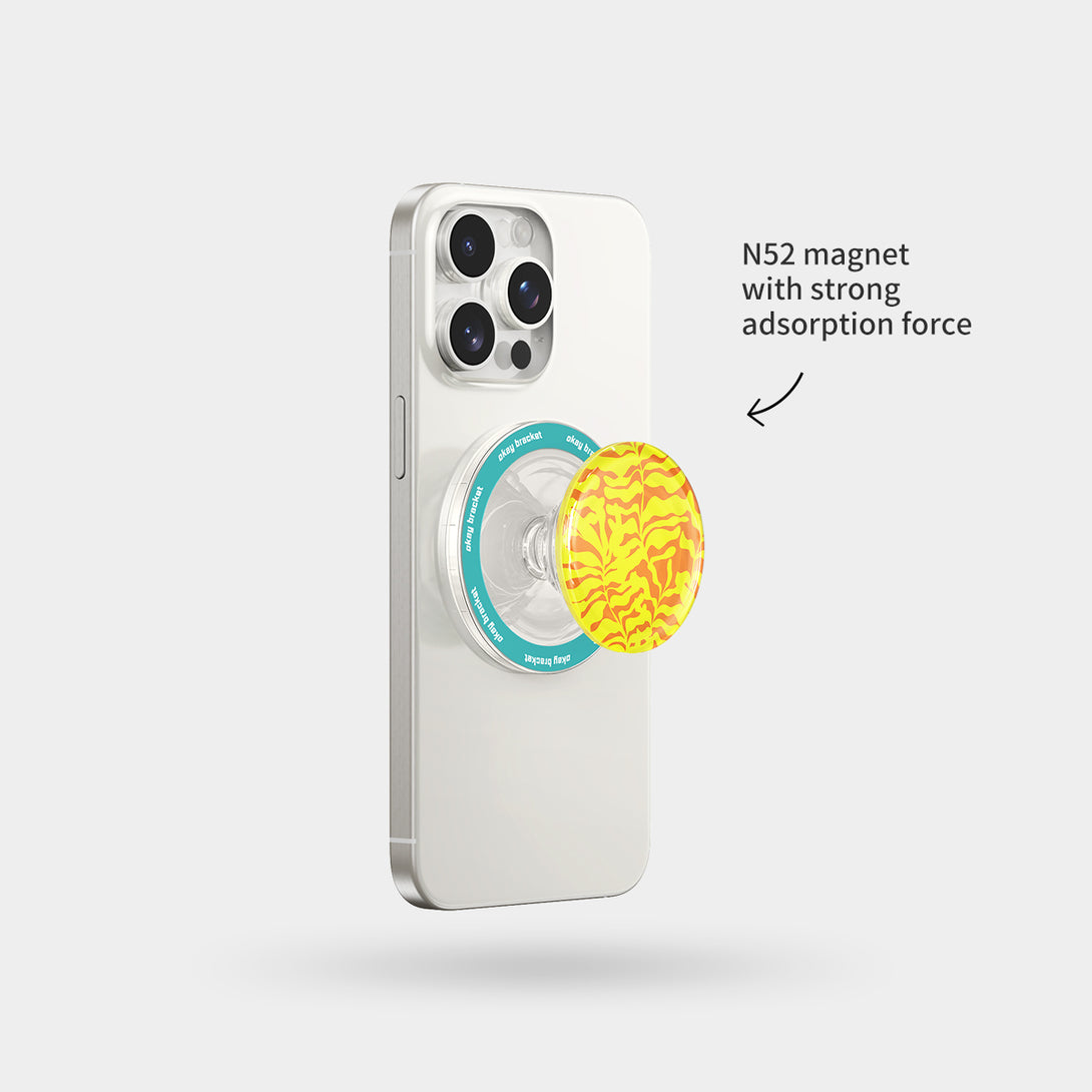 Yellow Summer Foliage - Airbag Grip For MagSafe