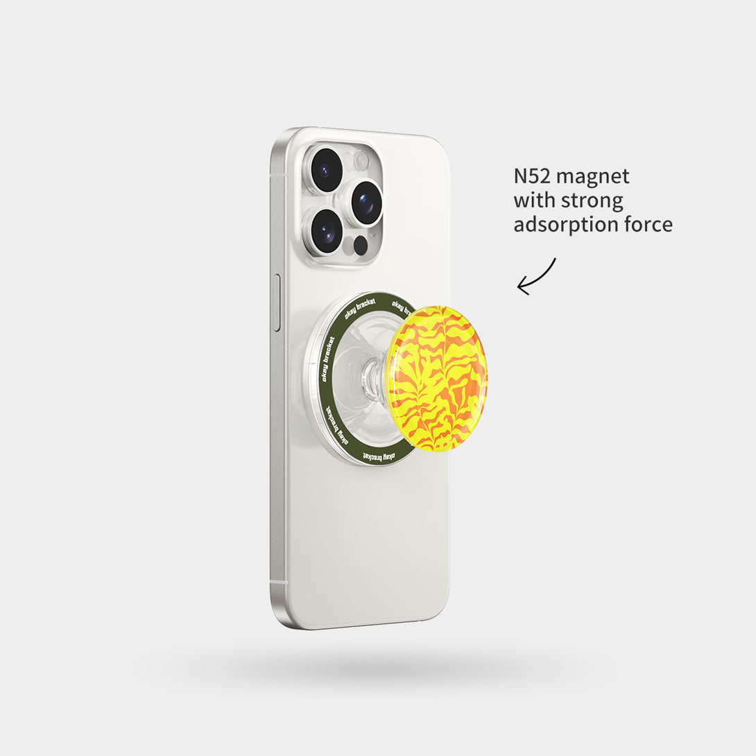 Yellow Summer Foliage - Airbag Grip For MagSafe