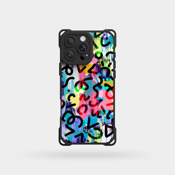 Happy Alphabet - Ultra Impact Liquid Silicone iPhone Case