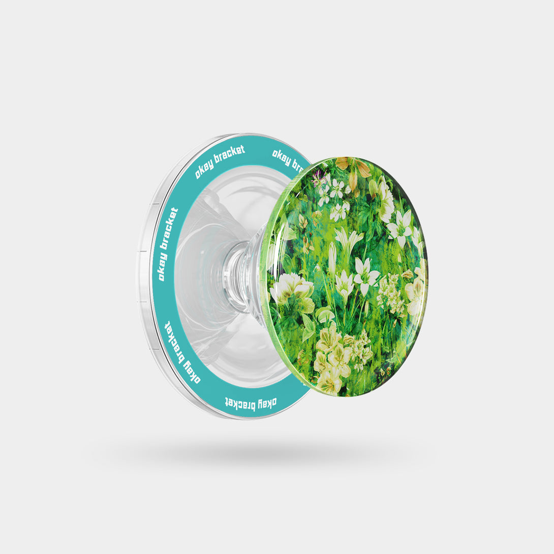 Green Blooming Garden - Airbag Grip For MagSafe