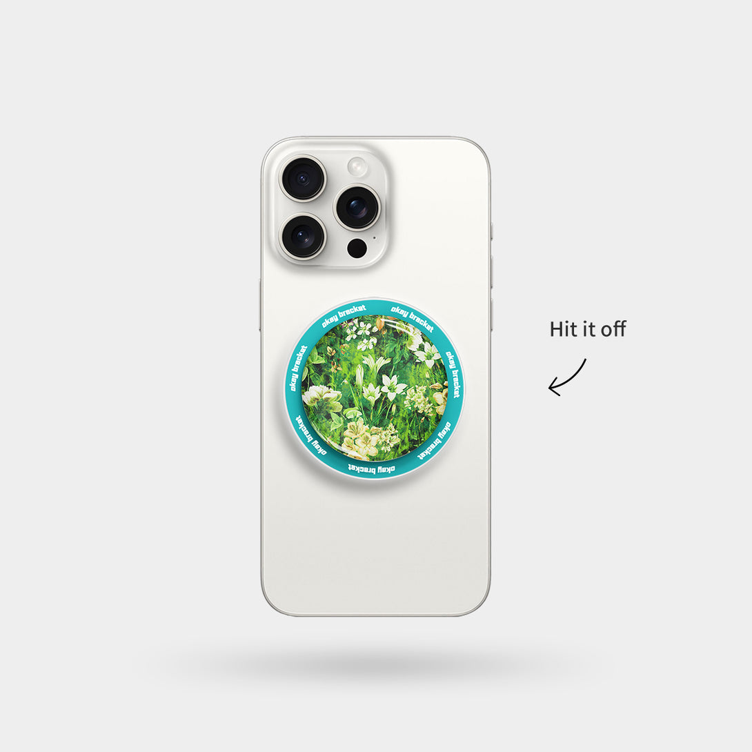 Green Blooming Garden - Airbag Grip For MagSafe