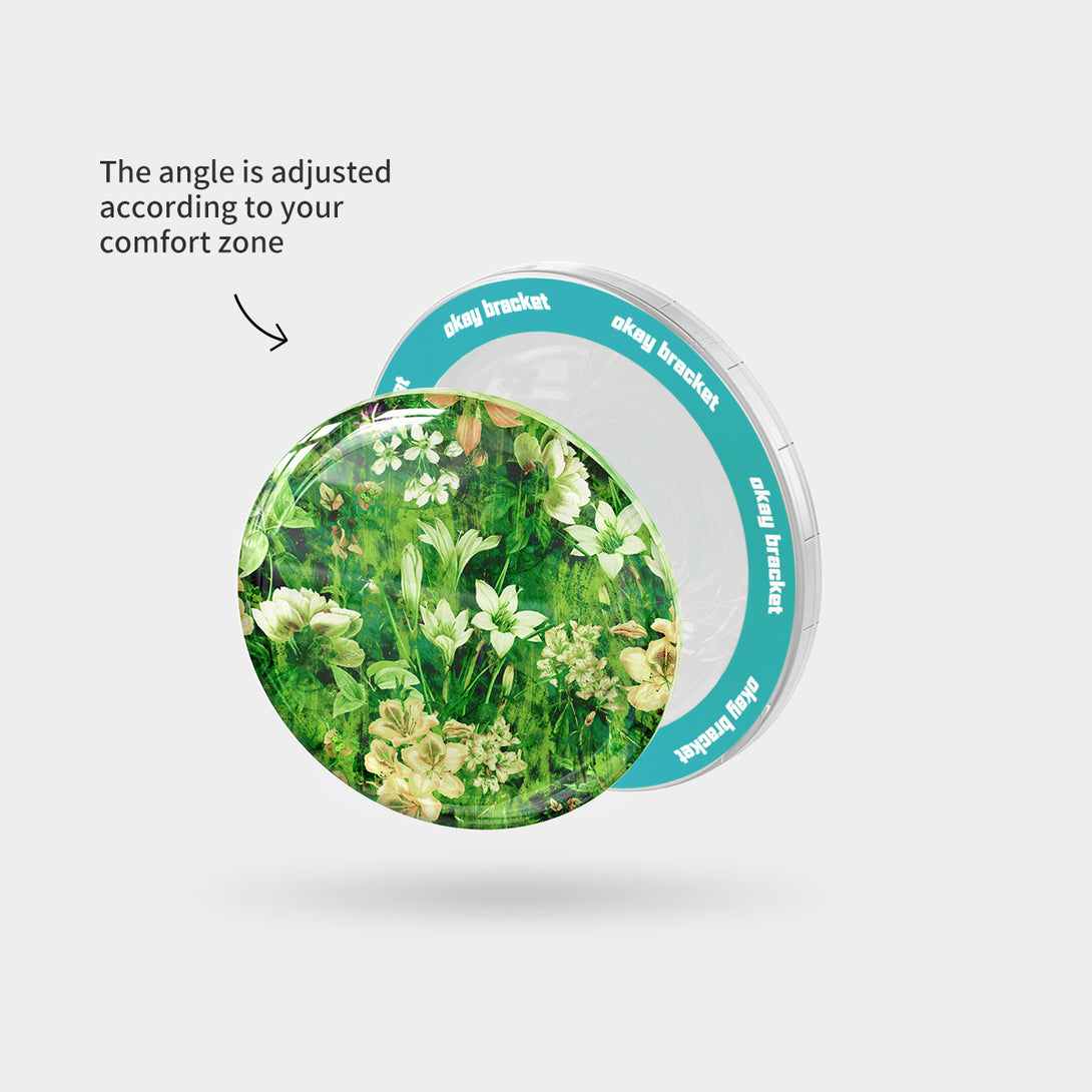 Green Blooming Garden - Airbag Grip For MagSafe