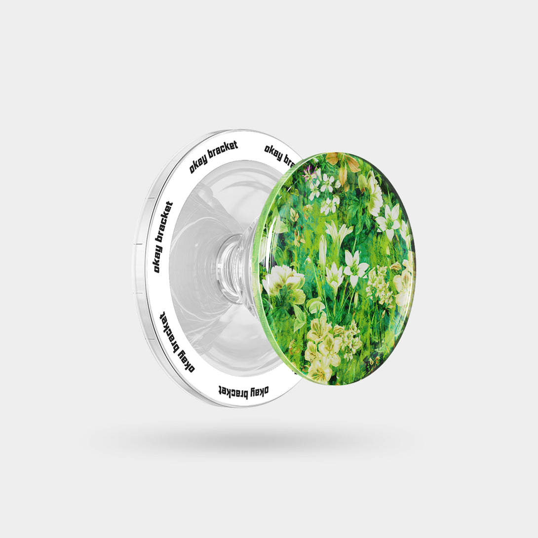 Green Blooming Garden - Airbag Grip For MagSafe