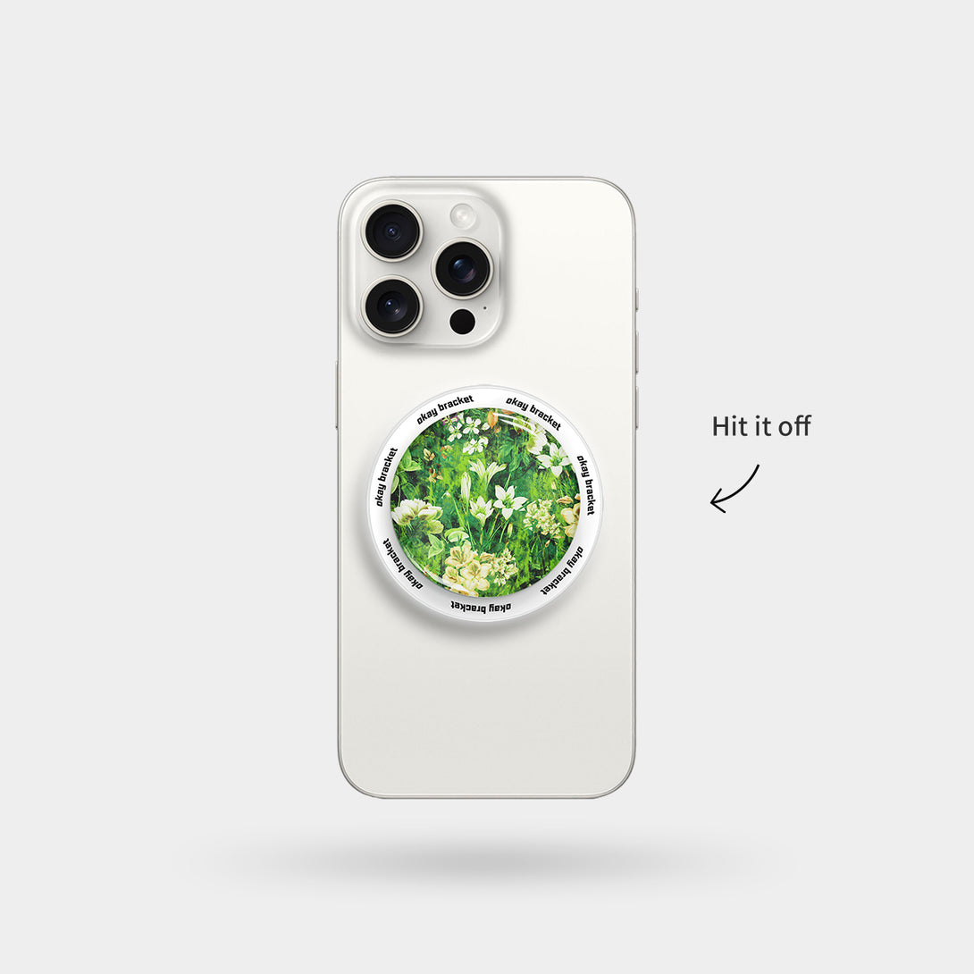 Green Blooming Garden - Airbag Grip For MagSafe