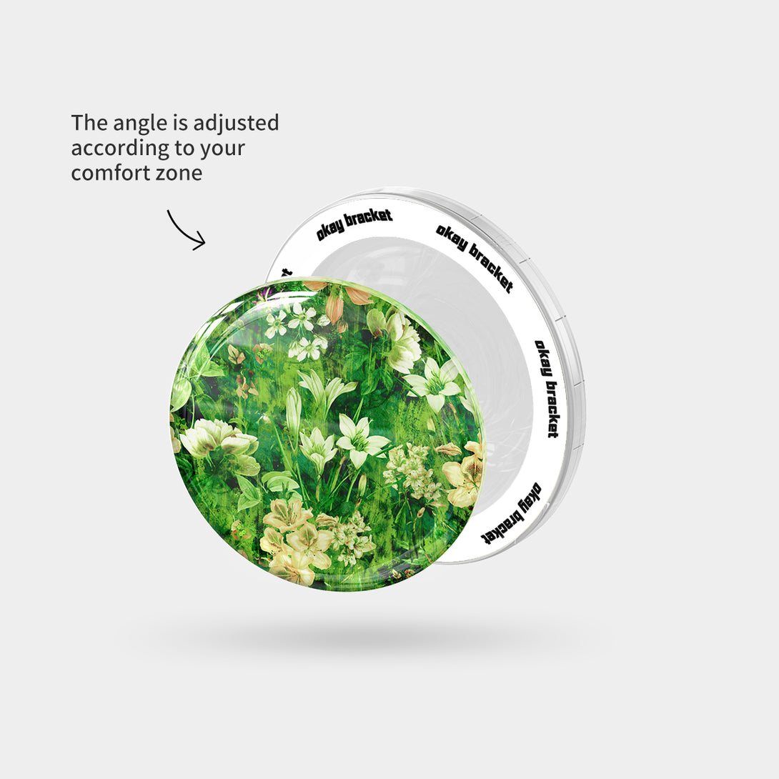 Green Blooming Garden - Airbag Grip For MagSafe