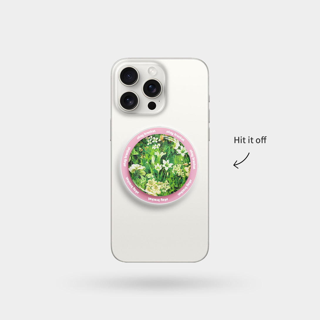 Green Blooming Garden - Airbag Grip For MagSafe